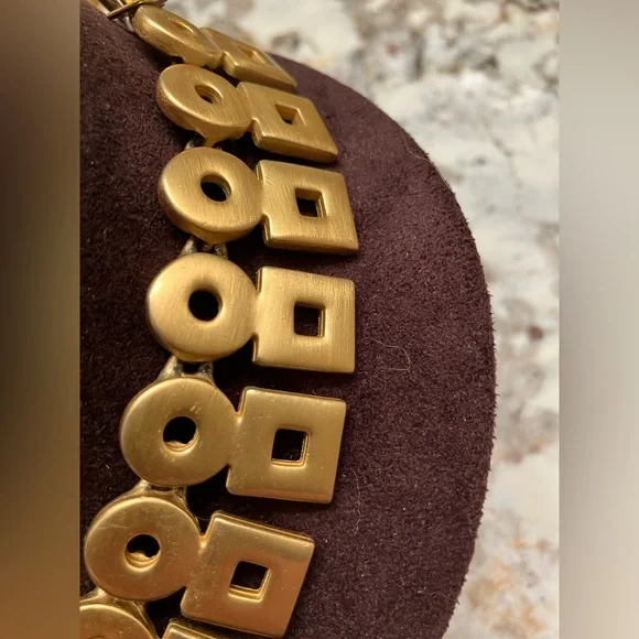 Vintage 1990s Anne Klein “Russian Gold” Necklace & Earrings Set - Picture 3 of 6